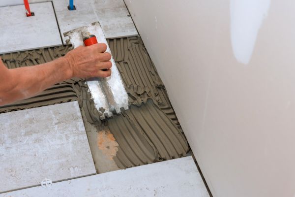 Bathroom Floor Renovation in Pasadena