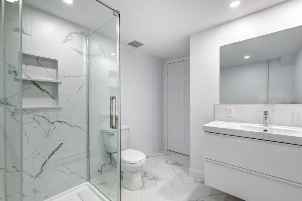 Basement Bathroom Construction in Pasadena